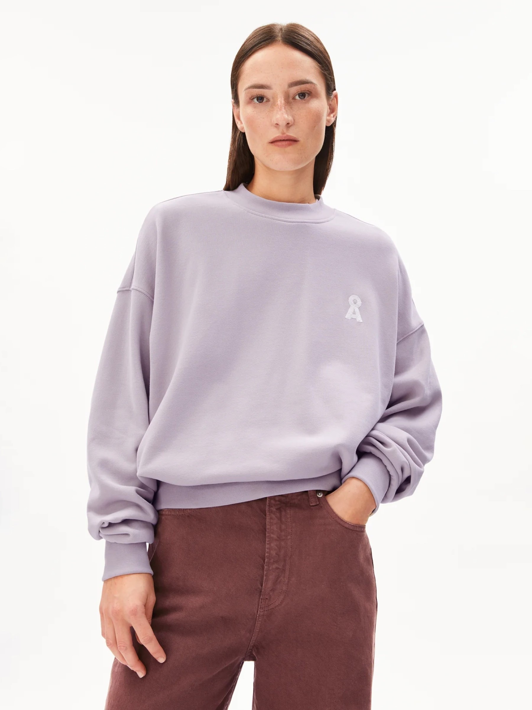 Pullover Iconic A Alizaa ice grape Armedangels