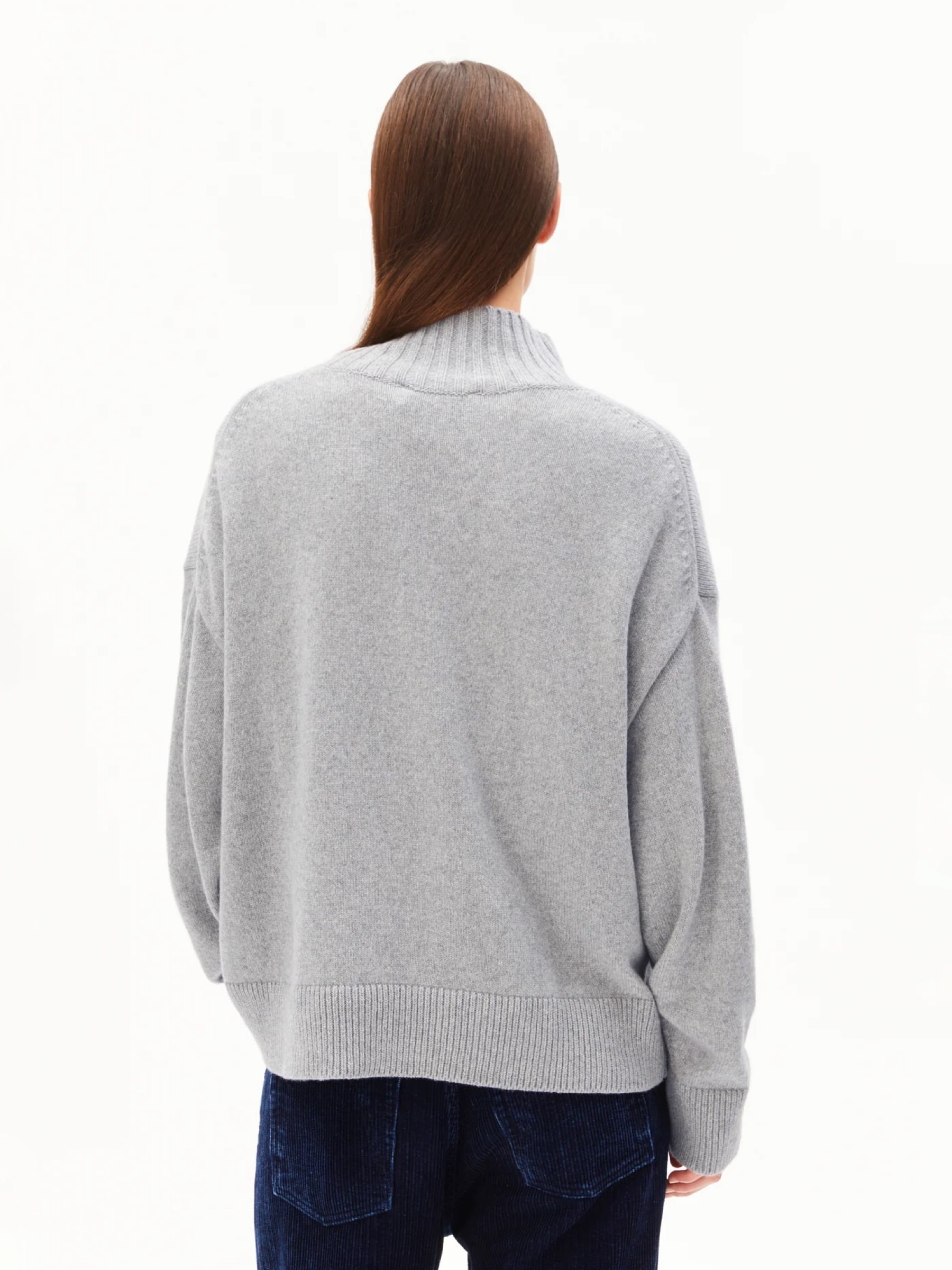 Kaschmir-Pullover Kaarlin silver melange Armedangels