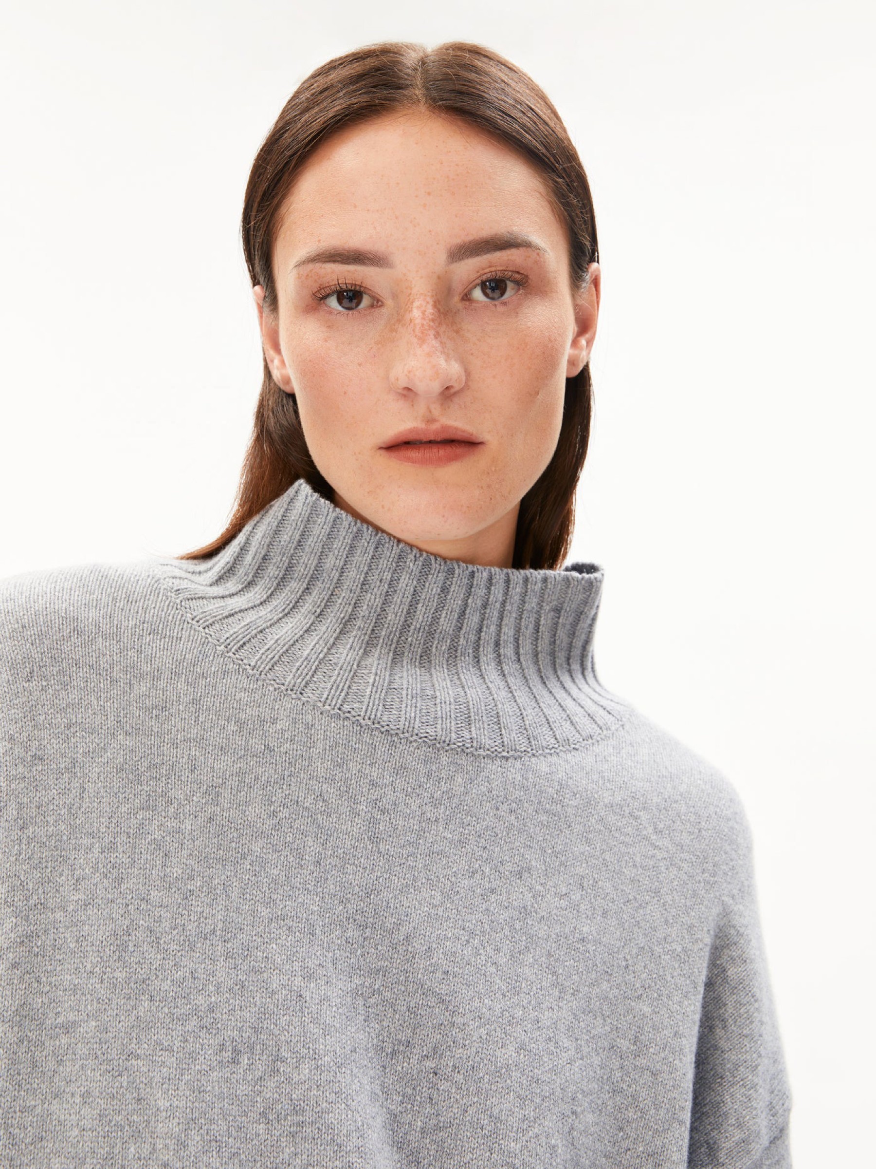 Kaschmir-Pullover Kaarlin silver melange Armedangels