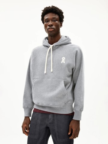 Kapuzenpullover Iconic A Haanri Melange silver melange Armedangels