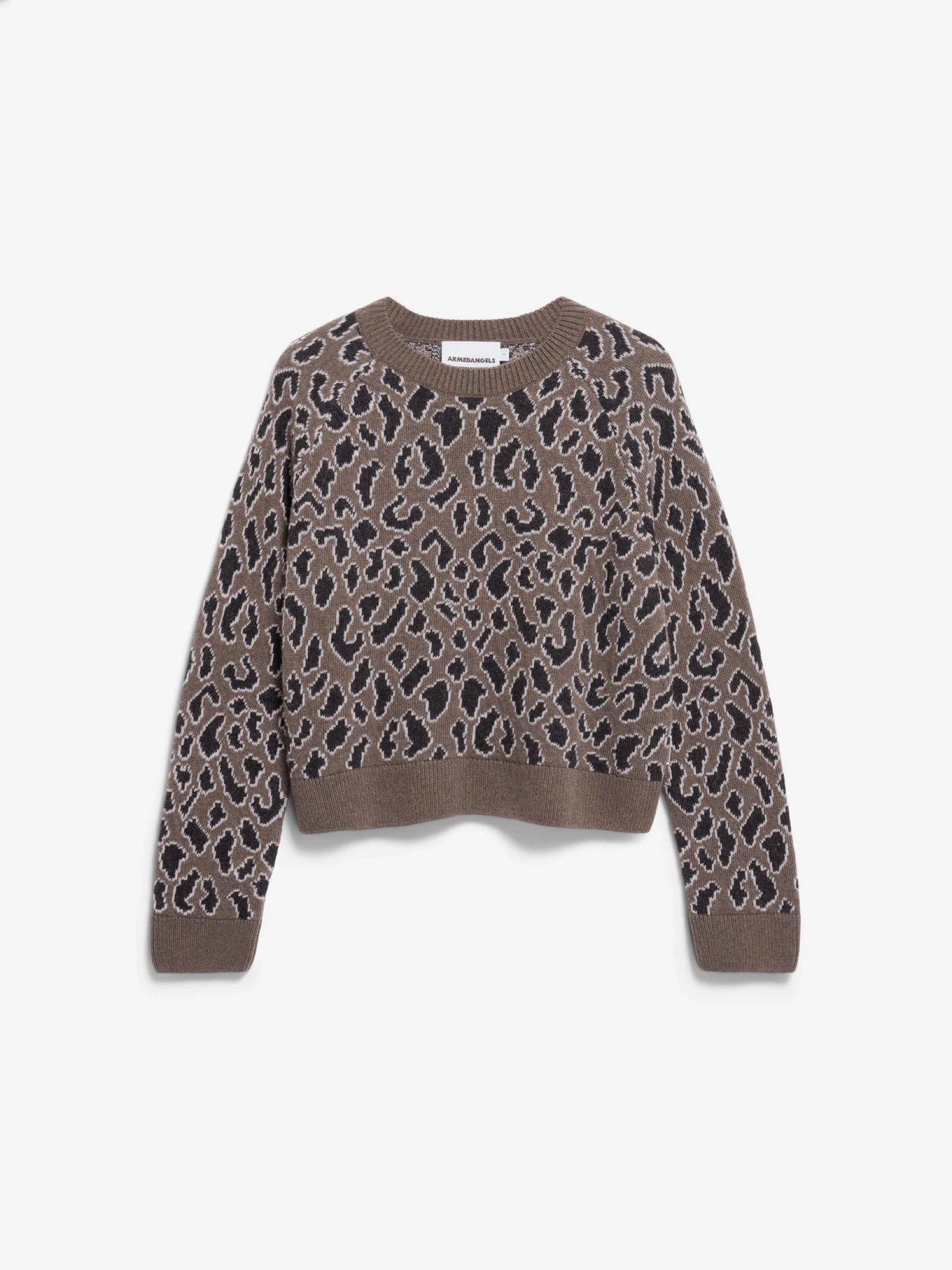 Pullover Diliriaa Leopaa walnut cream Armedangels