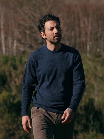 Pullover Sweater Wool Ovino saphir Carpasus