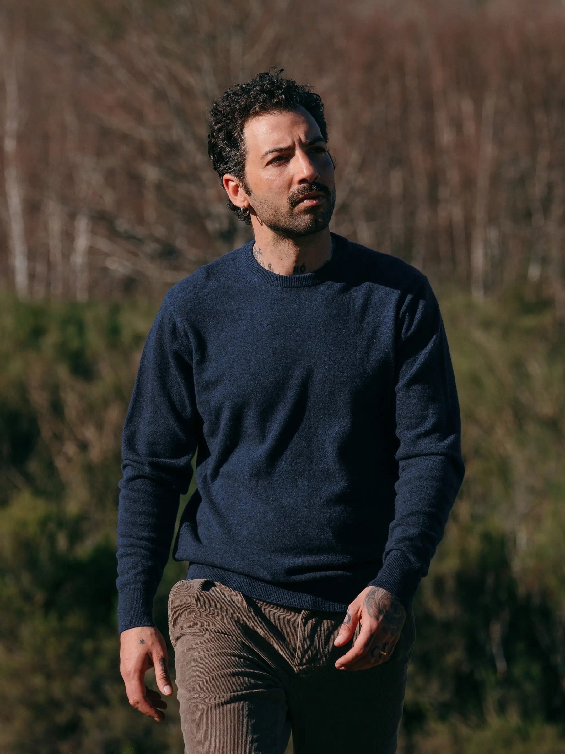 Pullover Sweater Wool Ovino saphir Carpasus