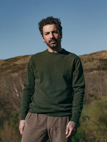 Pullover Sweater Wool Ovino forest Carpasus