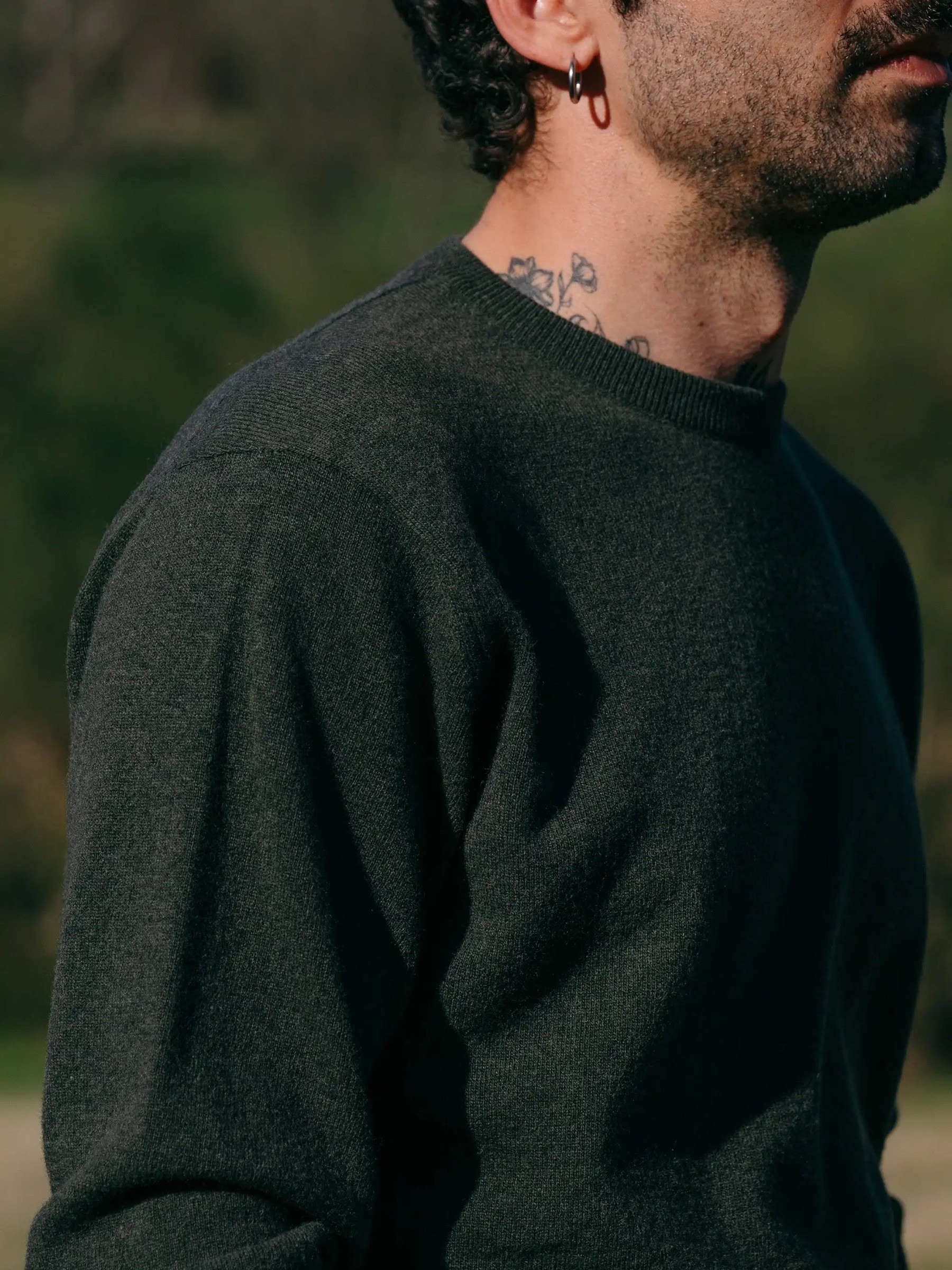Pullover Sweater Wool Ovino forest Carpasus