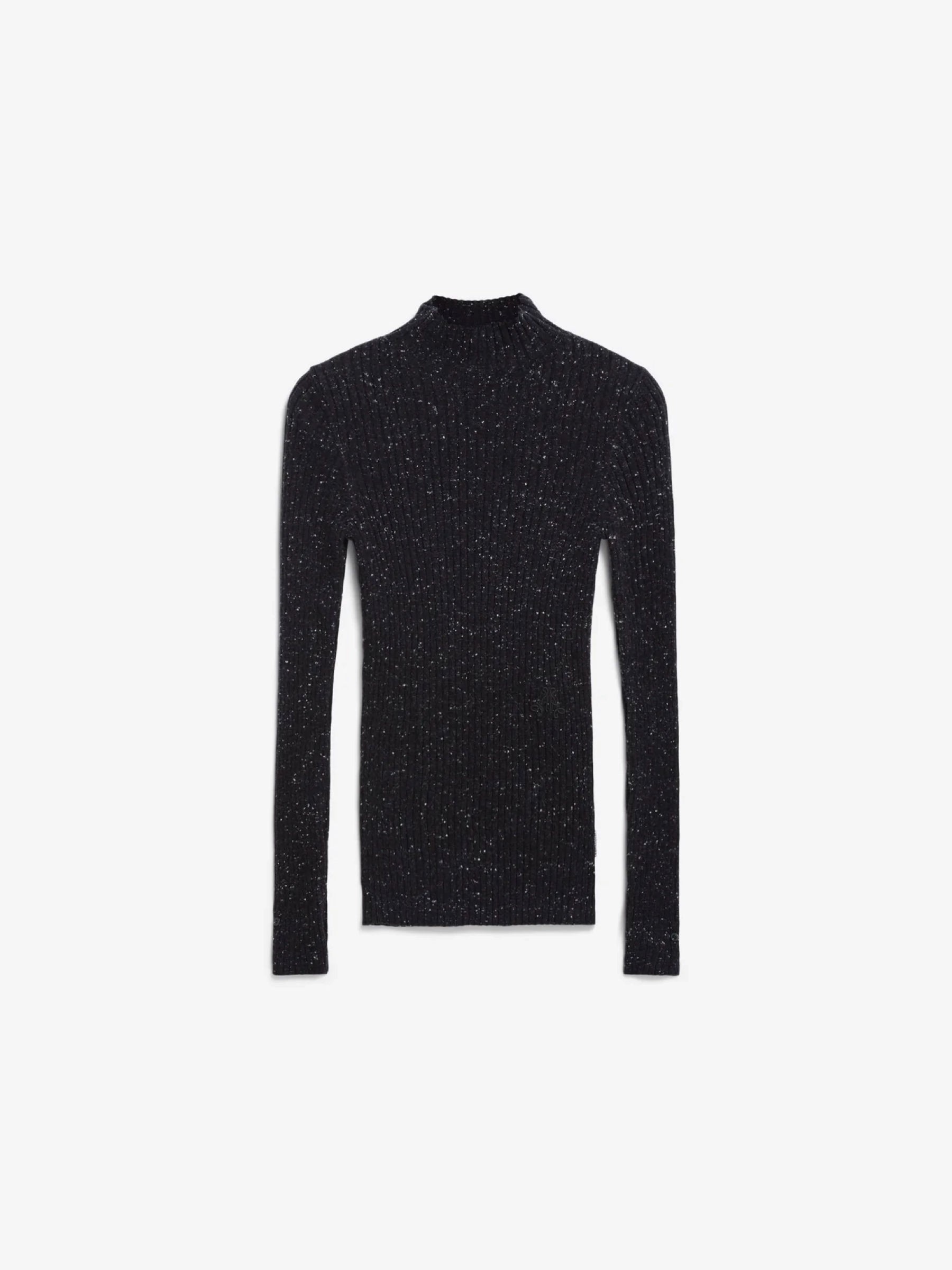 Longsleeve Alaania Tweed black-oatmilk Armedangels