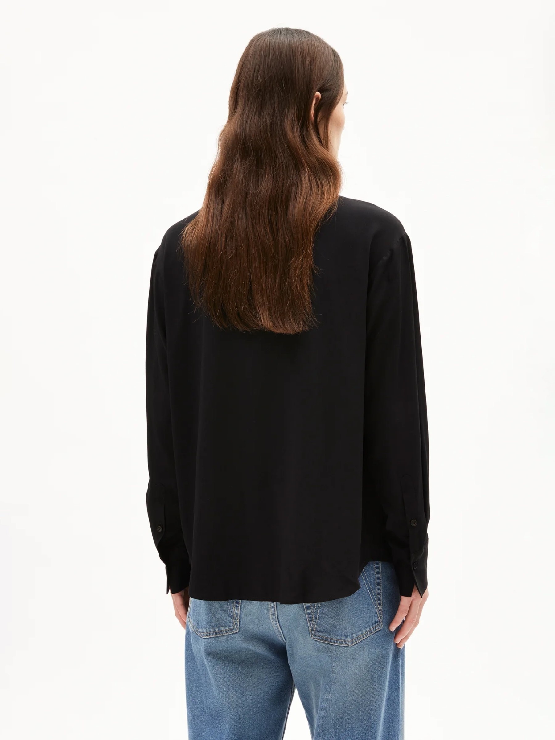 Bluse Larisaana Longsleeve black Armedangels