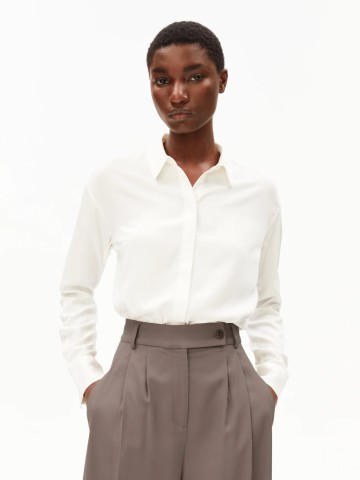 Bluse Larisaana Longsleeve off white Armedangels
