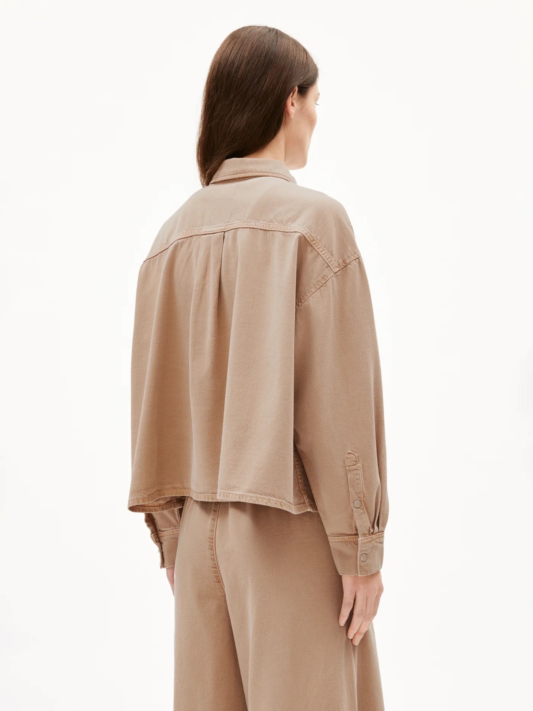 Bluse Nalaani true camel Armedangels