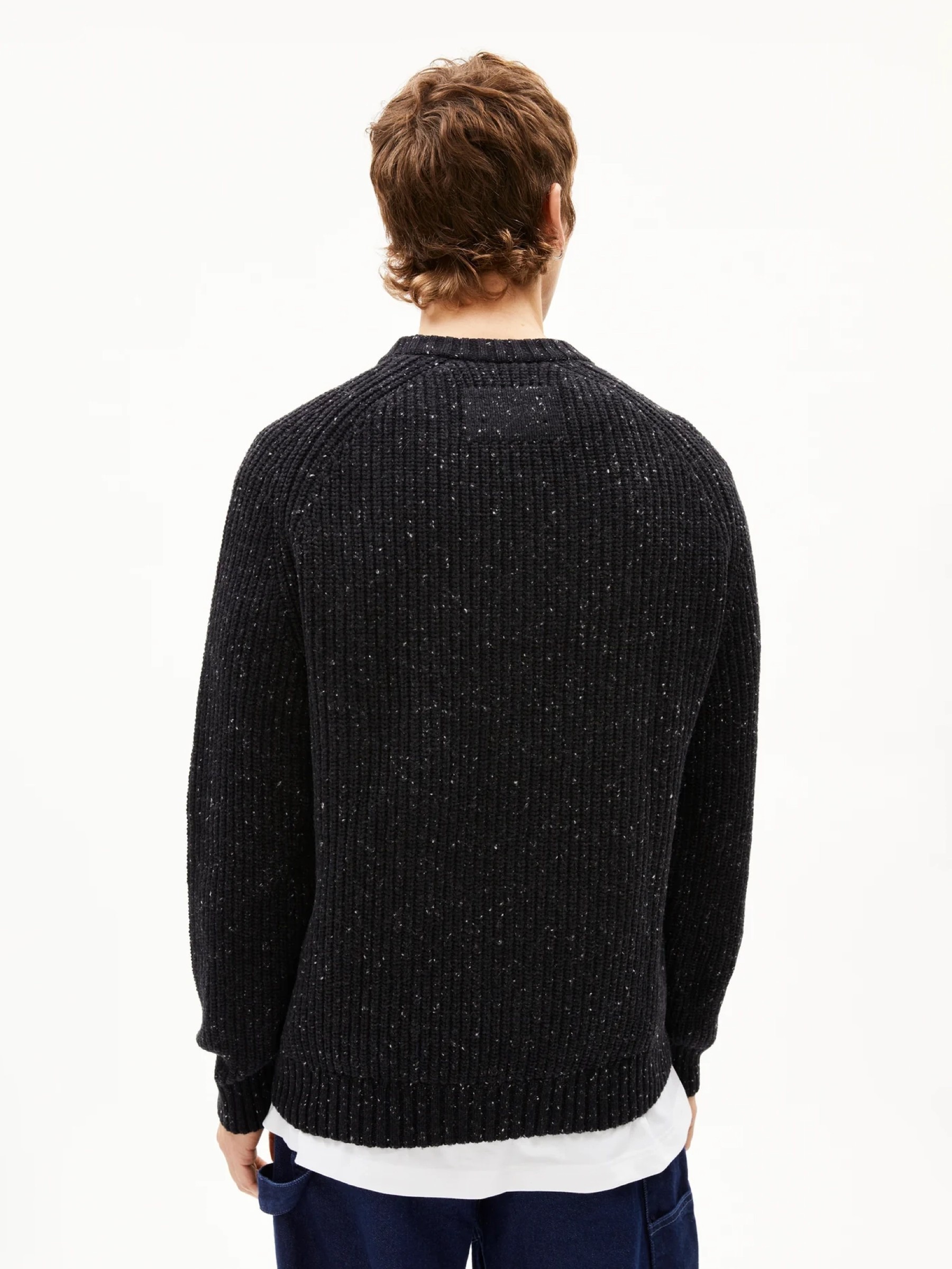 Pullover Kiaano Tweed black-oatmilk tweed Armedangels