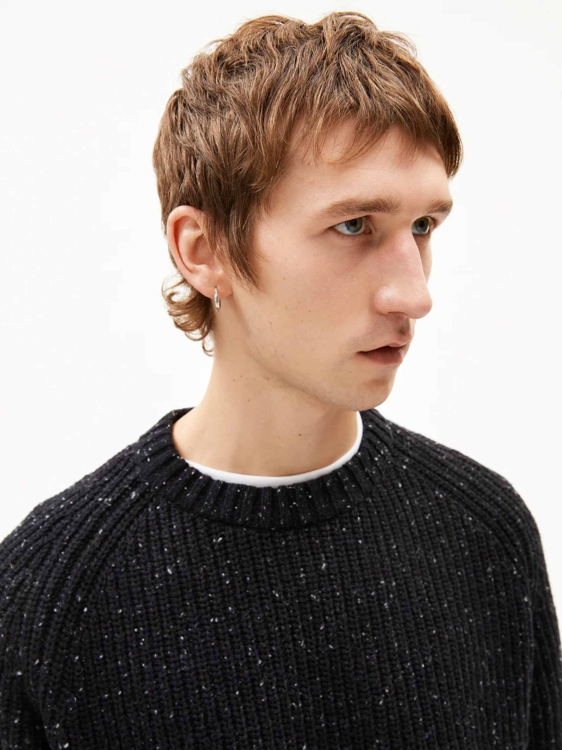 Pullover Kiaano Tweed black-oatmilk tweed Armedangels