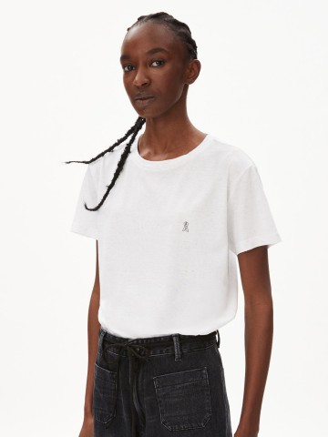 T-Shirt Deaah Iconic used white Armedangels