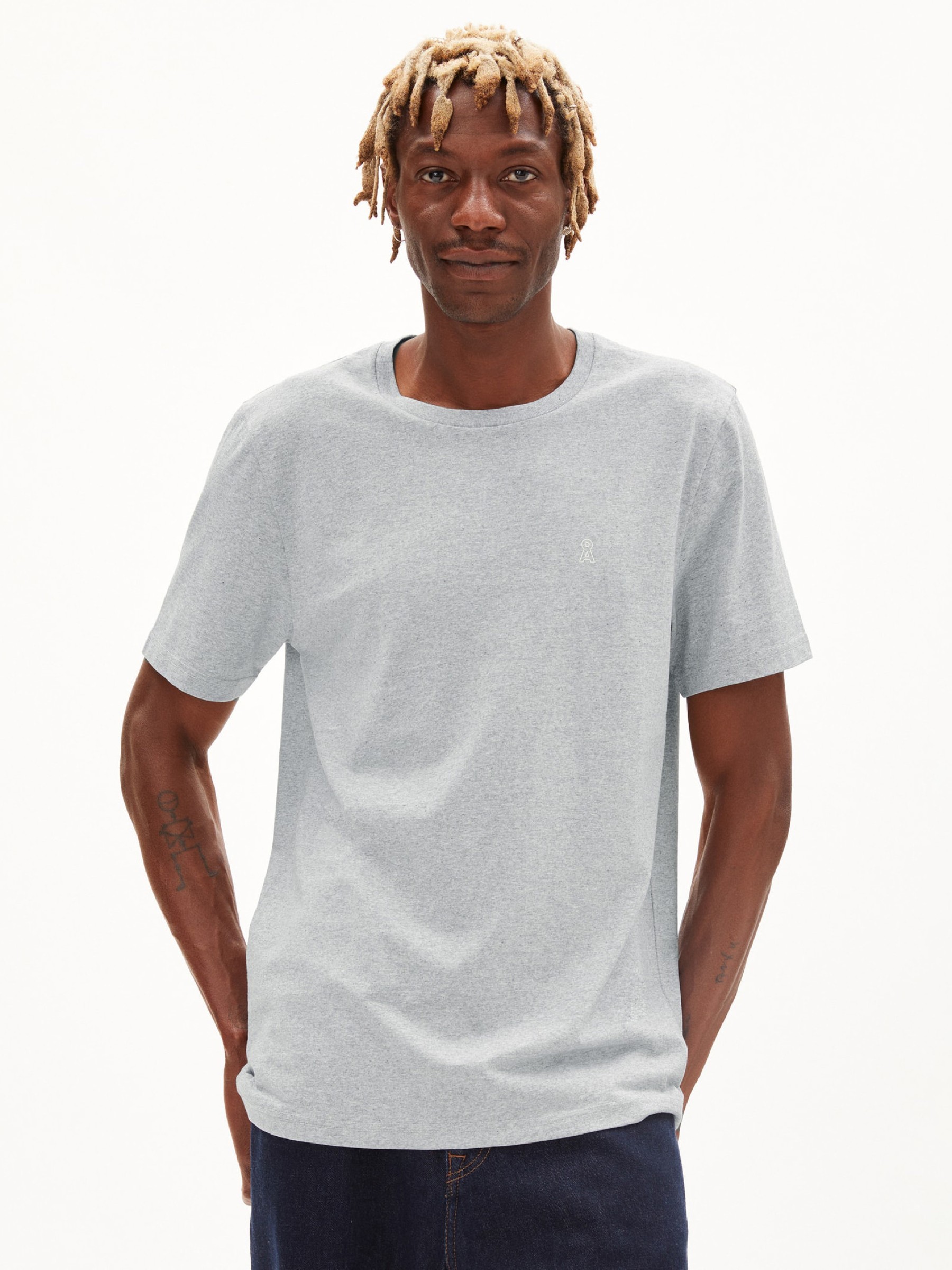 T-Shirt Jaames Classic used grey Armedangels