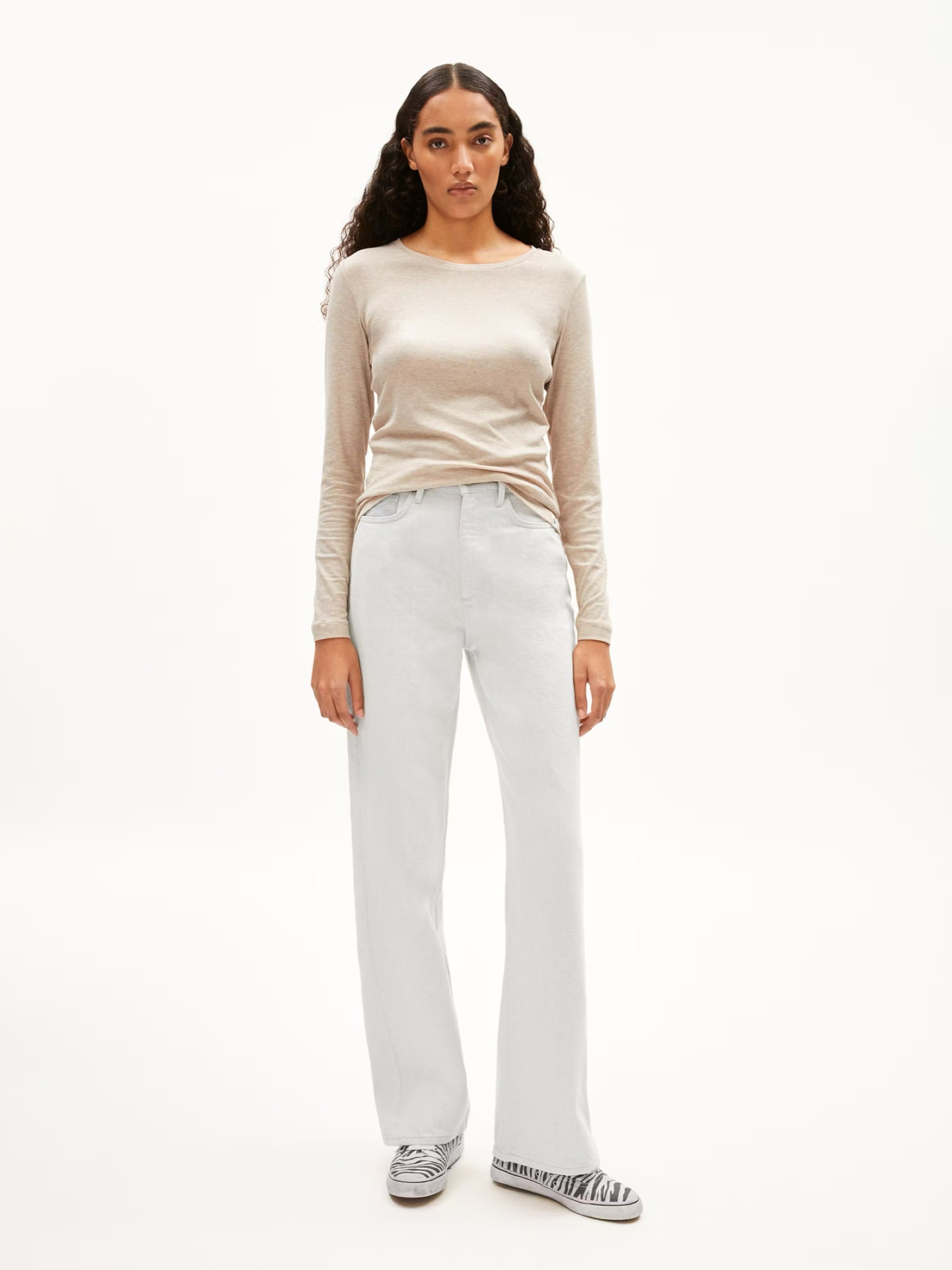 Longsleeve Jaaleaa sandstone melange Armedangels