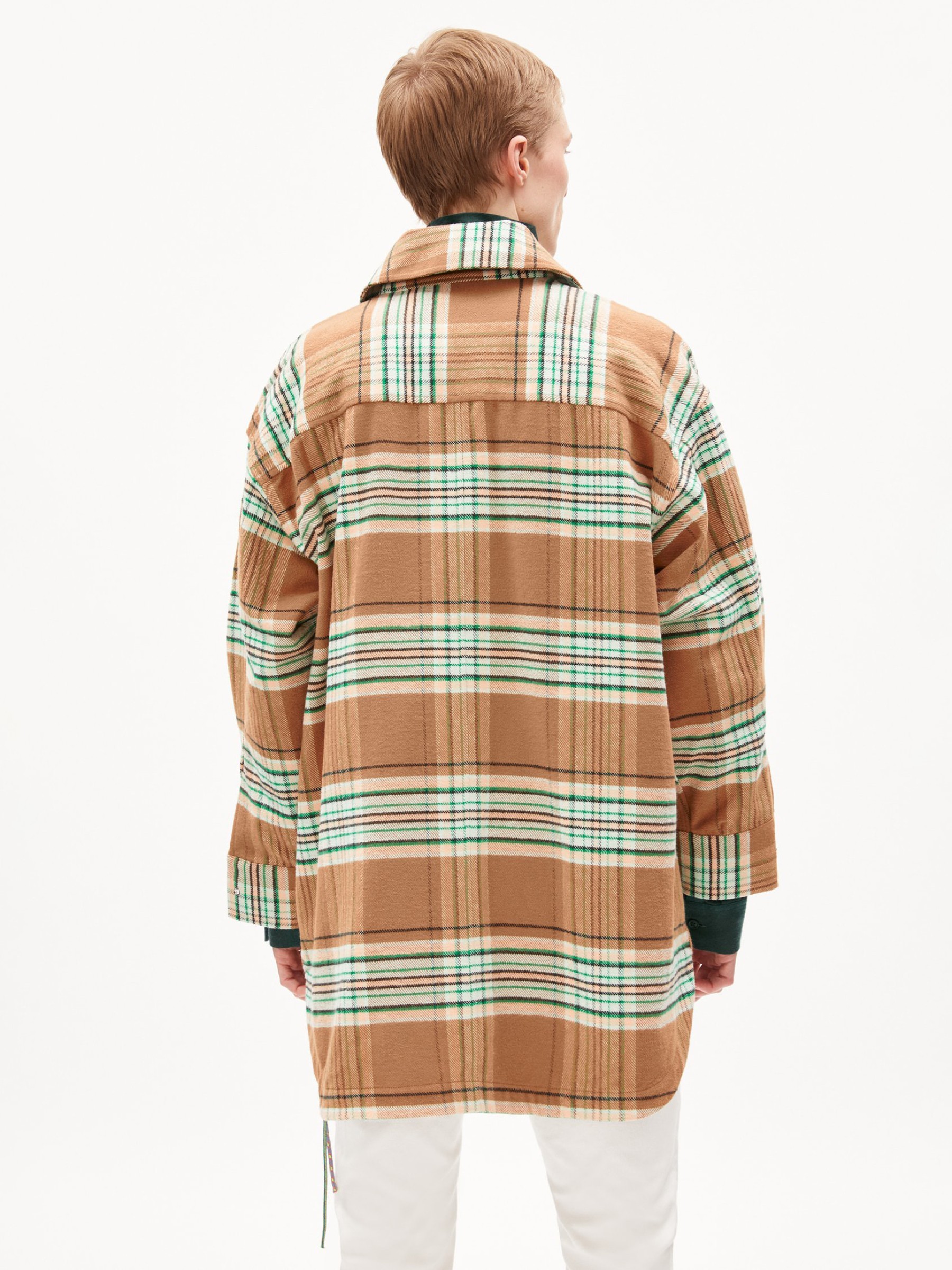 Overshirt Faadey Check cedar wood Armedangels