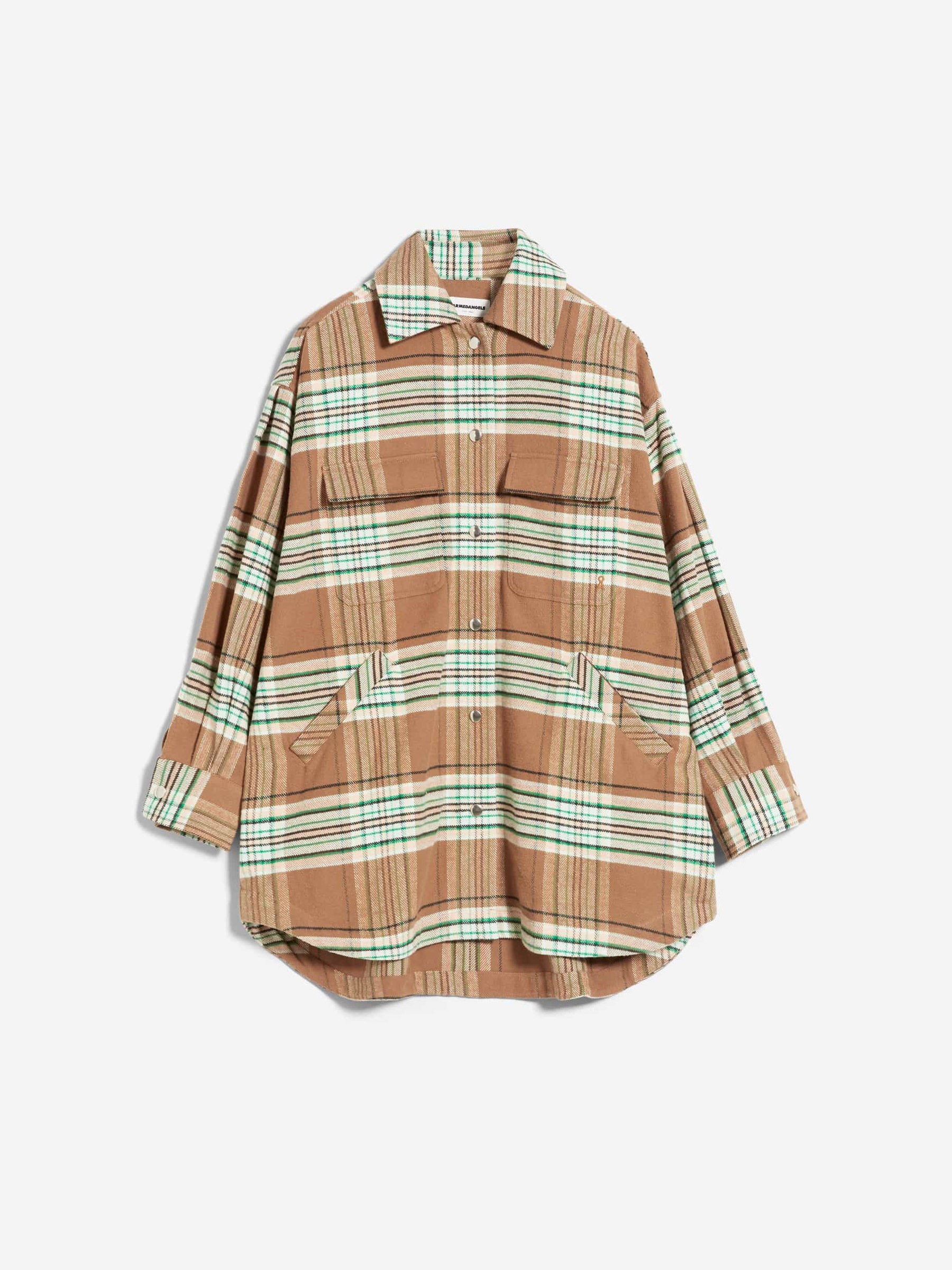 Overshirt Faadey Check cedar wood Armedangels
