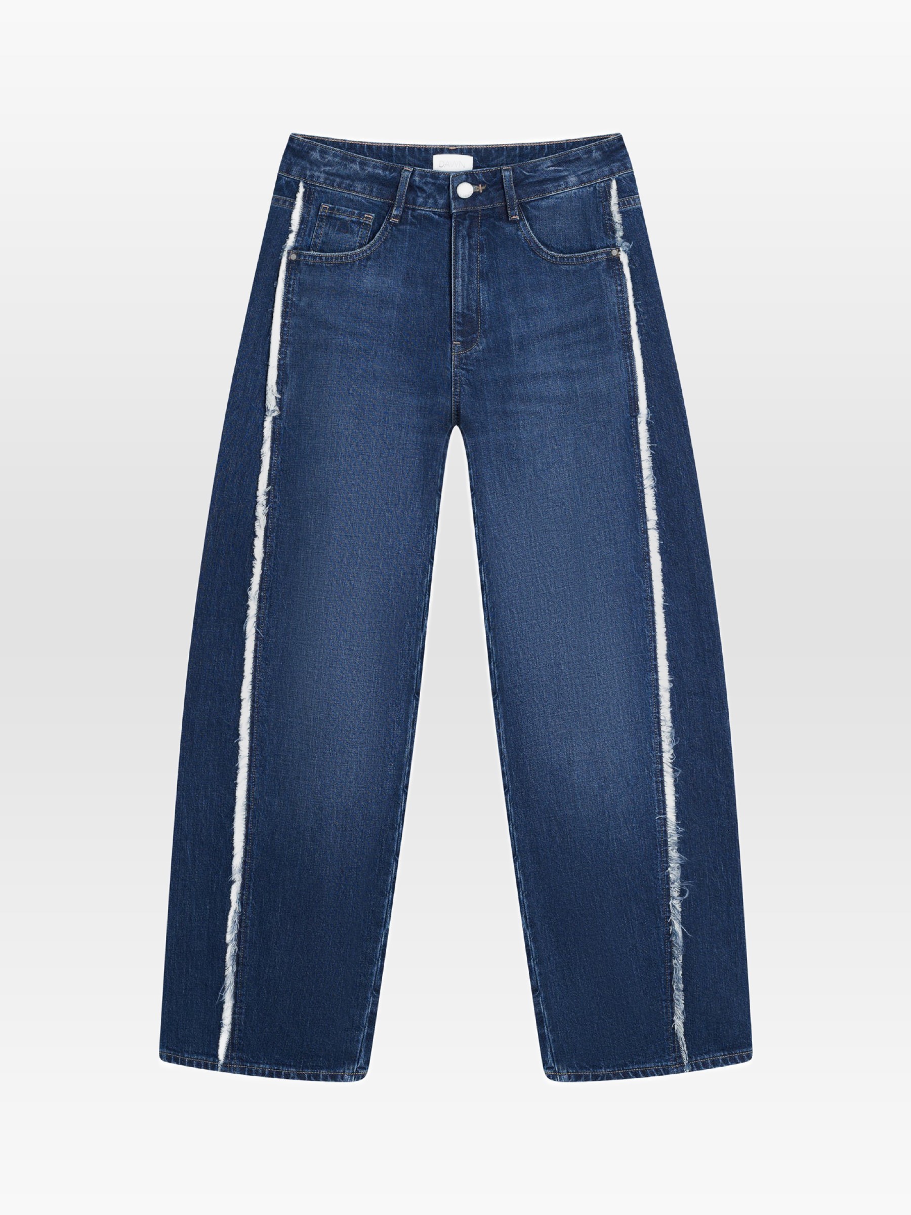 Jeans Hose Ash Barrel Leg dark blue Dawn Denim