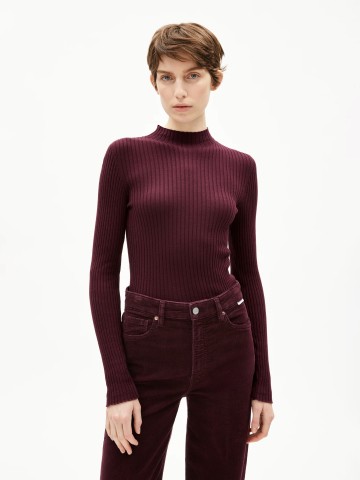 Longsleeve Alaania dark cranberry Armedangels Longsleeve Alaania dark cranberry Armedangels