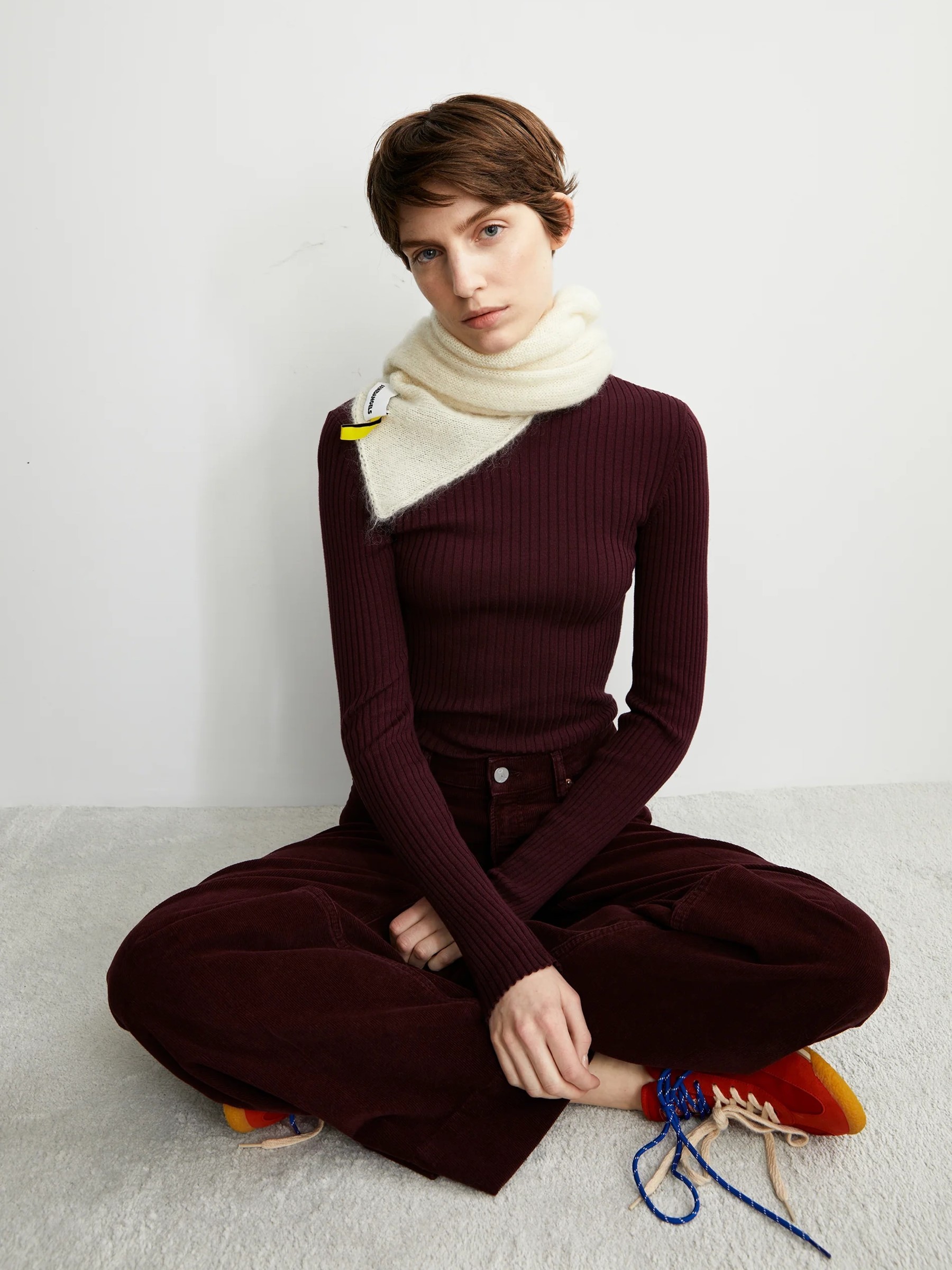 Longsleeve Alaania dark cranberry Armedangels
