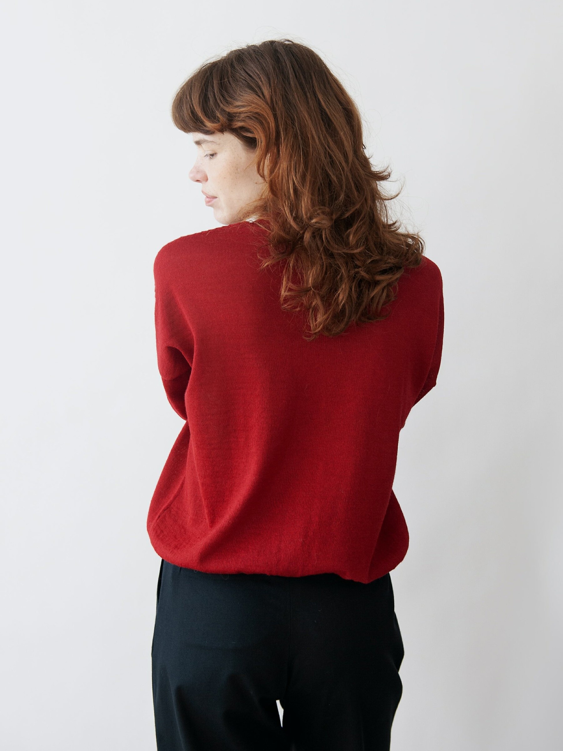 Pullover Arvo Sweater pomegranate Jungle Folk