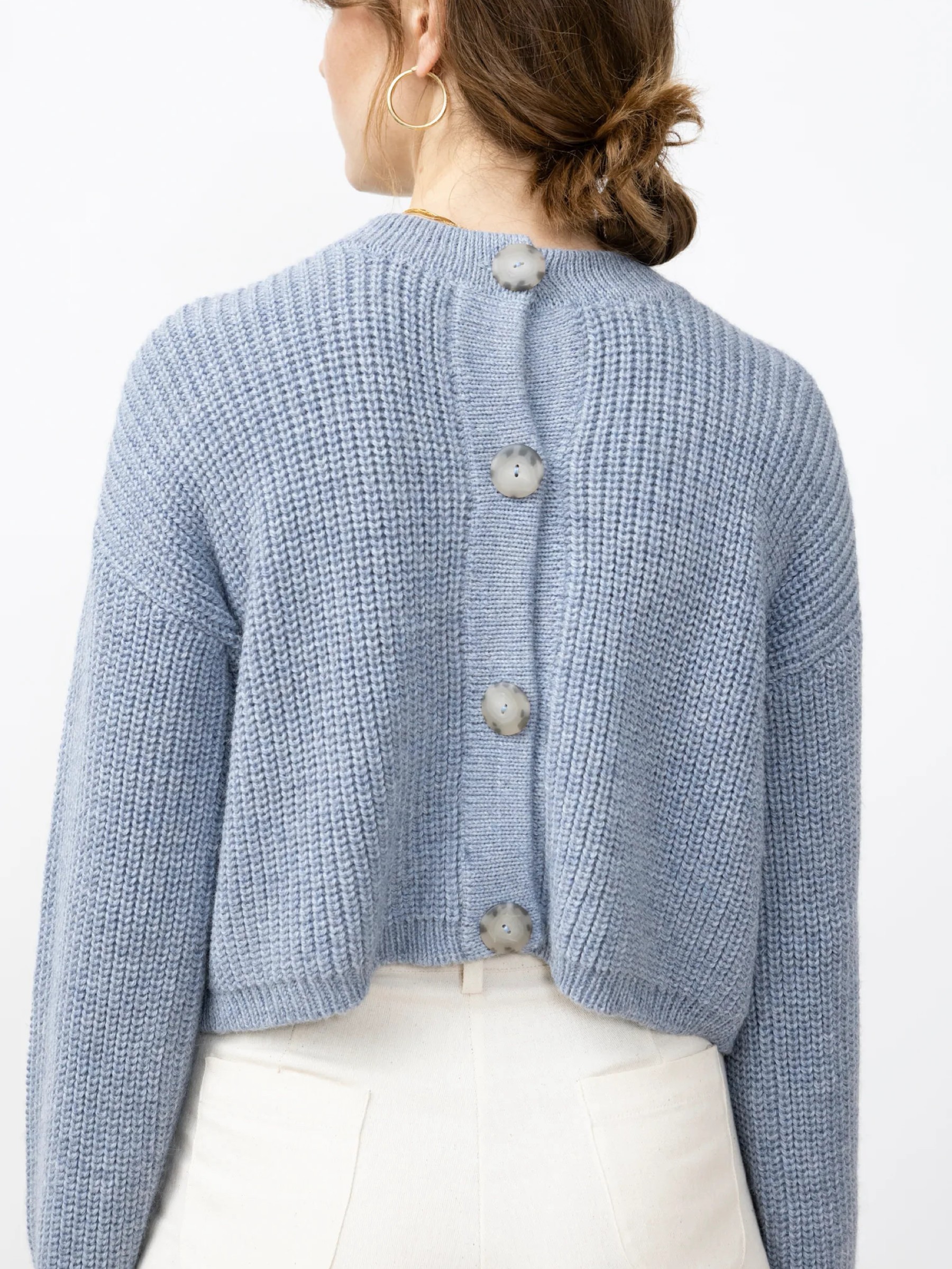 Strickjacke Knit Cardigan Tosca cloudy blue Jungle Folk
