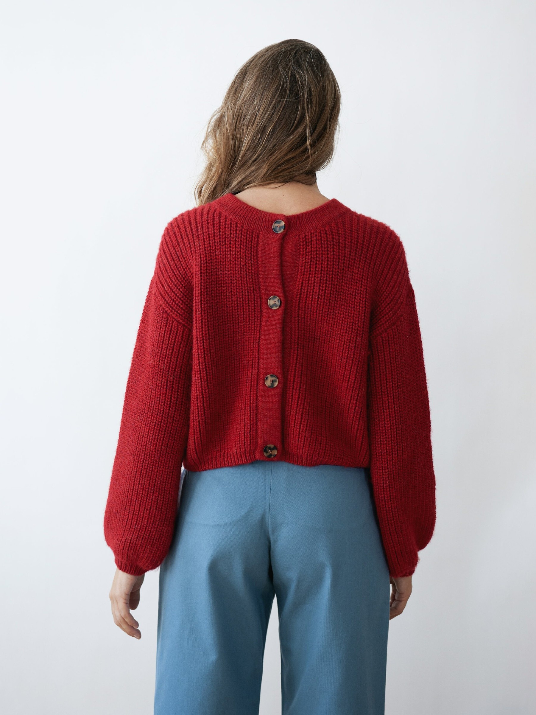 Strickjacke Knit Cardigan Tosca pomegranate Jungle Folk