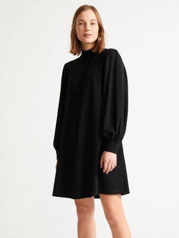 Kleid Flora Dress black Thinking Mu
