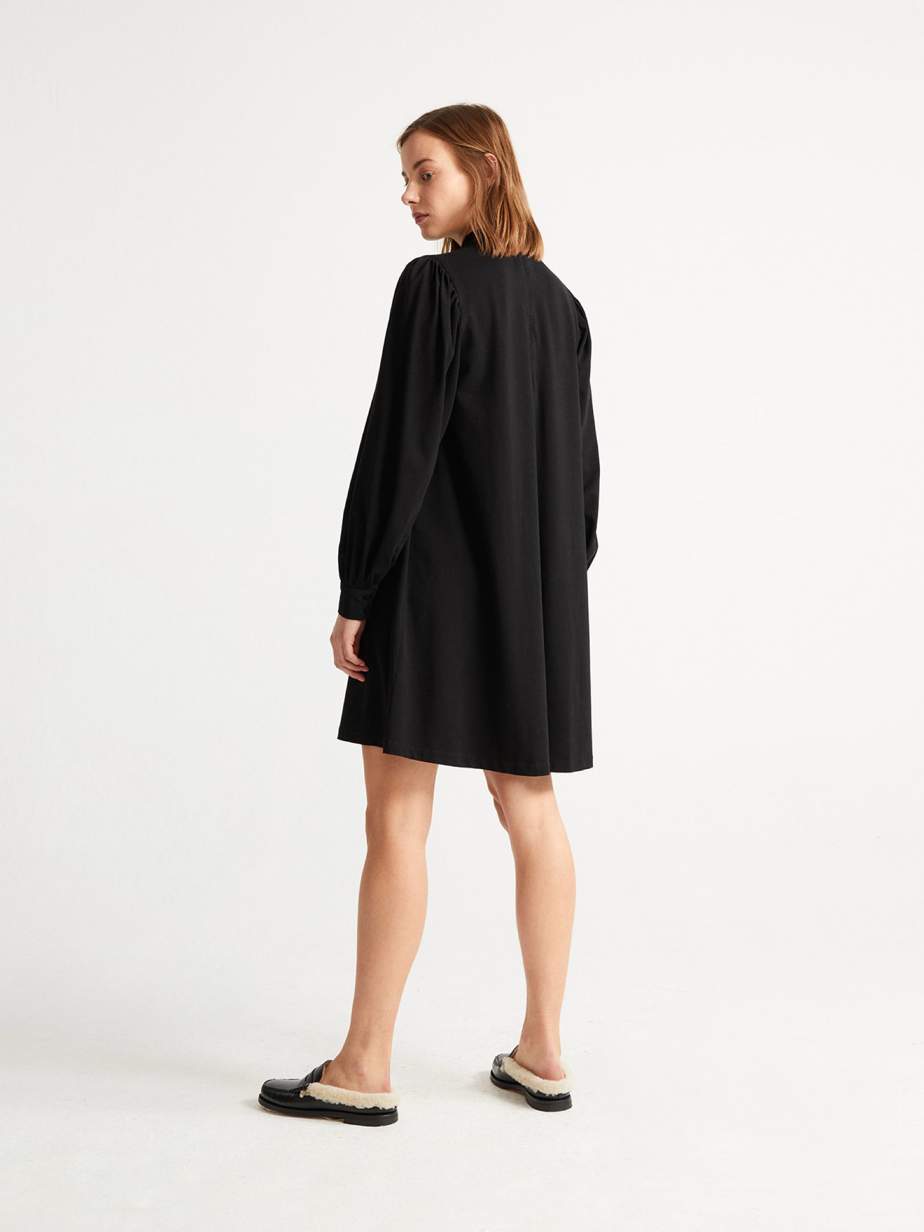 Kleid Flora Dress black Thinking Mu