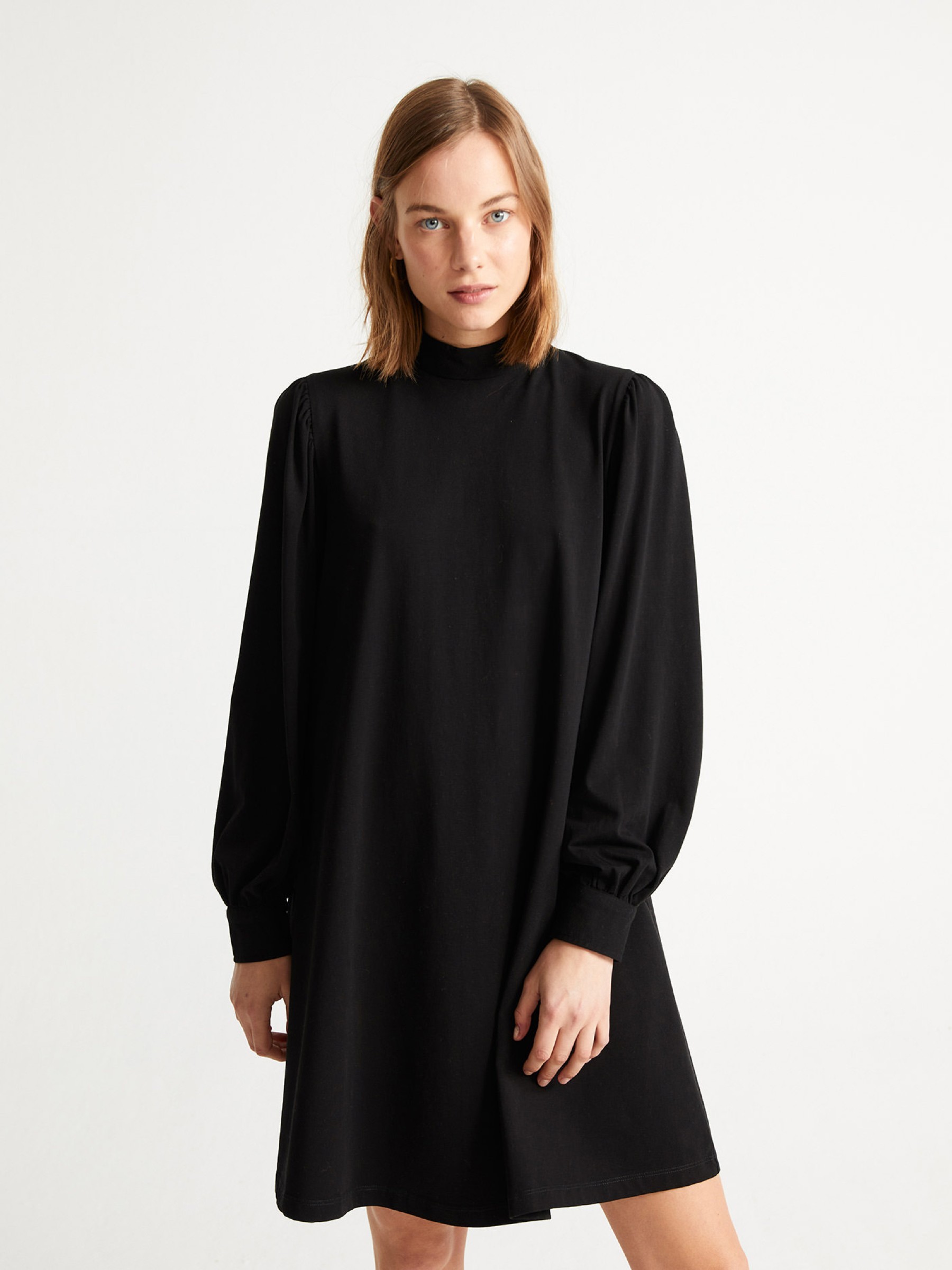 Kleid Flora Dress black Thinking Mu