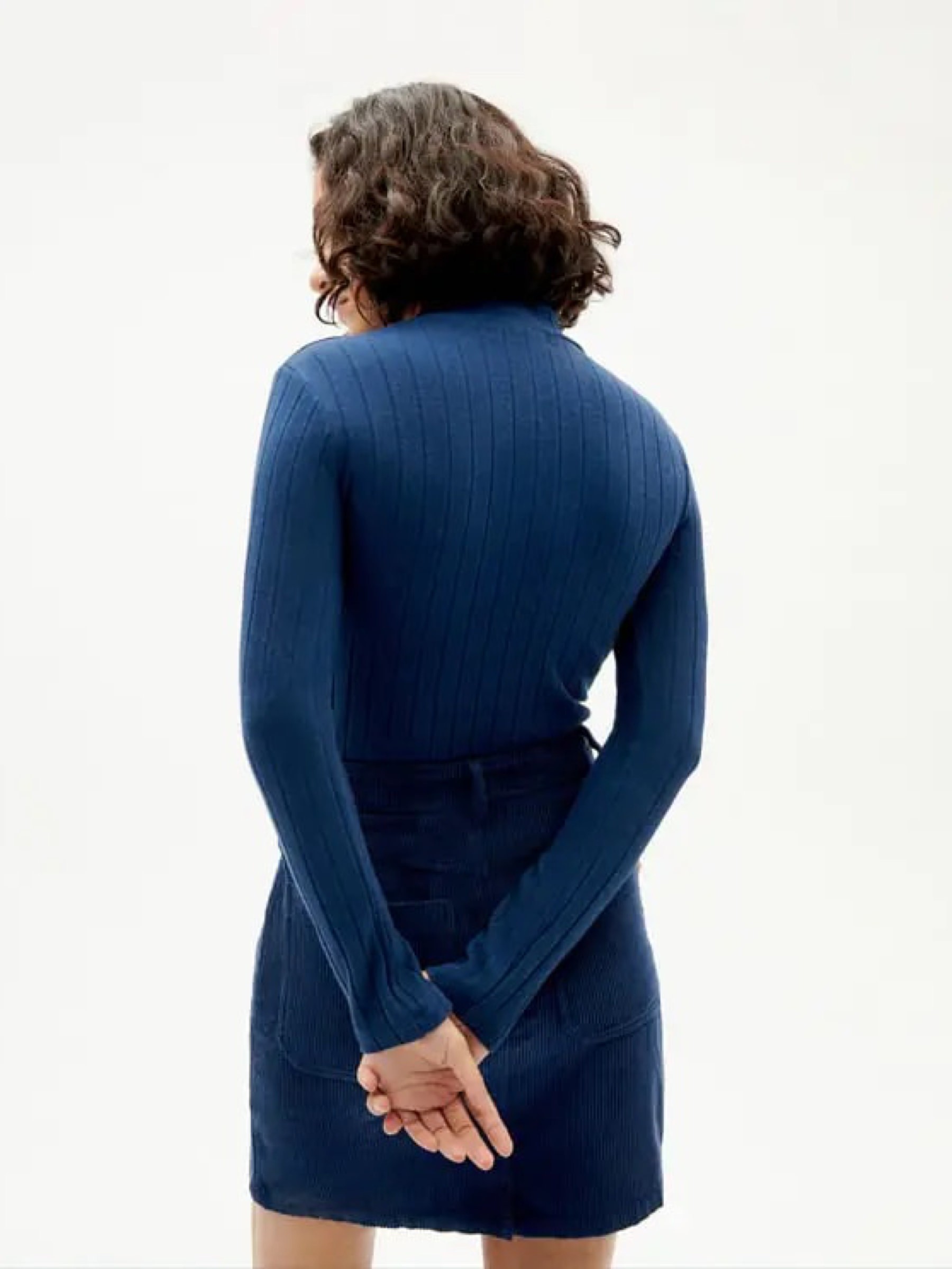 Longsleeve Trash Ellen Top navy Thinking Mu