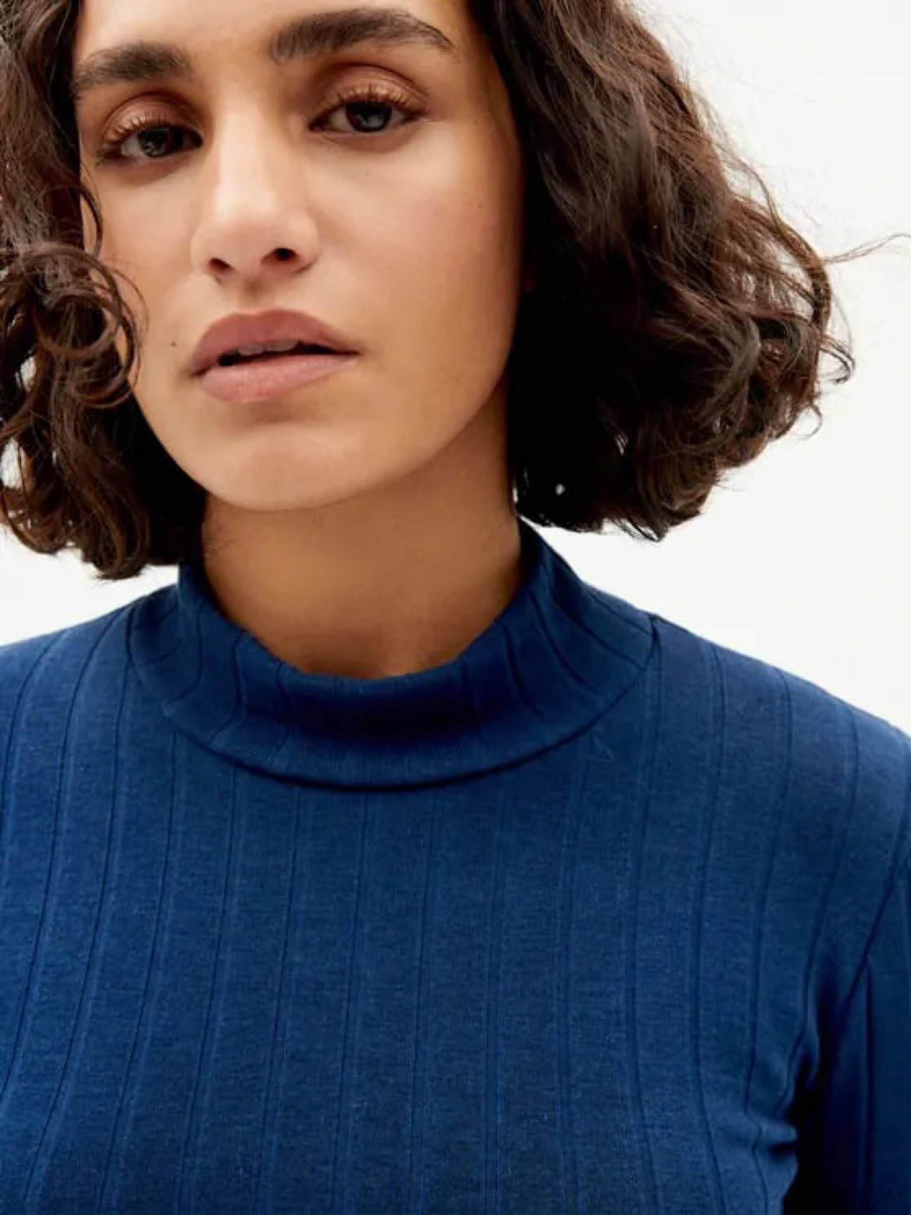 Longsleeve Trash Ellen Top navy Thinking Mu