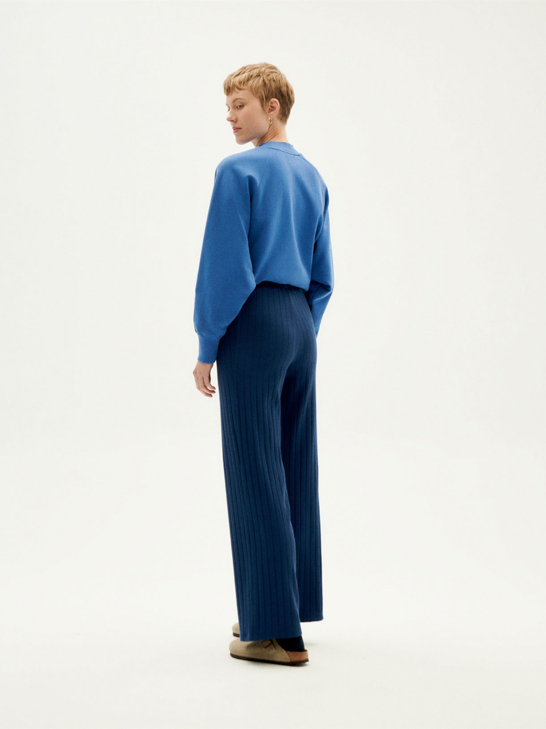 Hose Trash Dalia Pants navy Thinking Mu