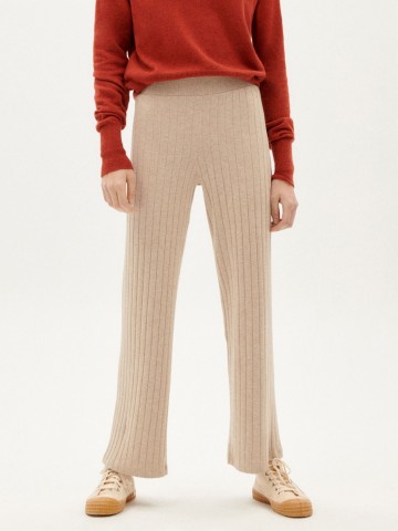 Hose Trash Dalia Pants taupe Thinking Mu