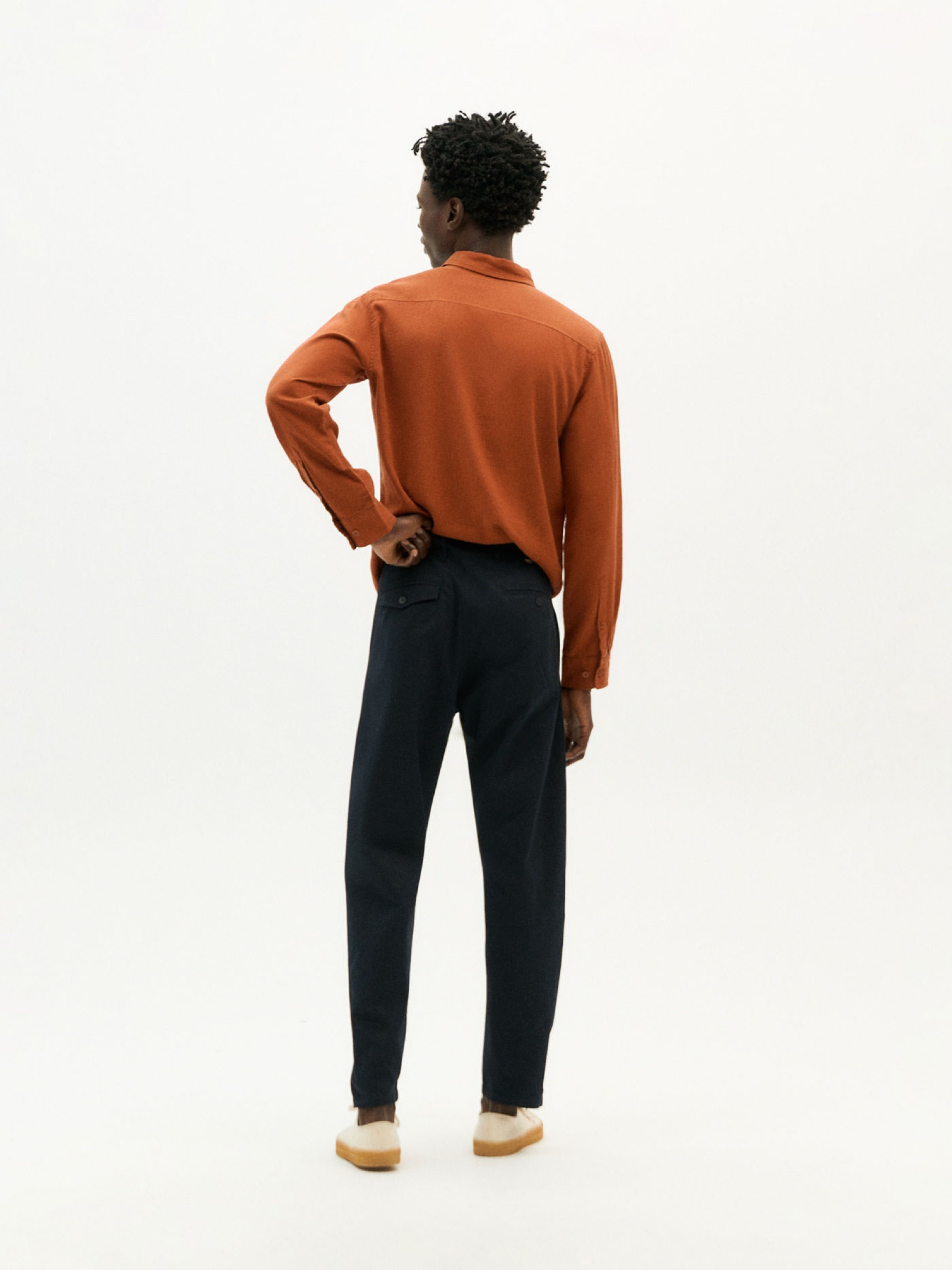 Hose Light Moero Pants navy Thinking Mu