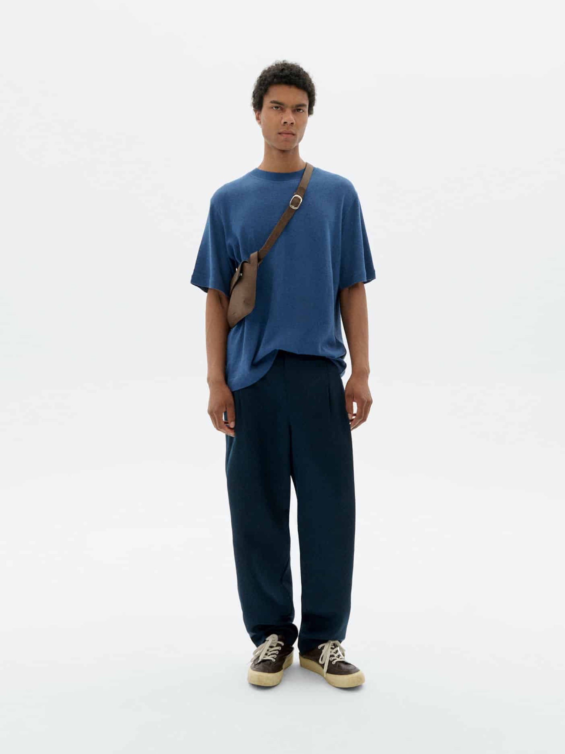 T-Shirt Roy Tee dark heritage hemp Thinking Mu