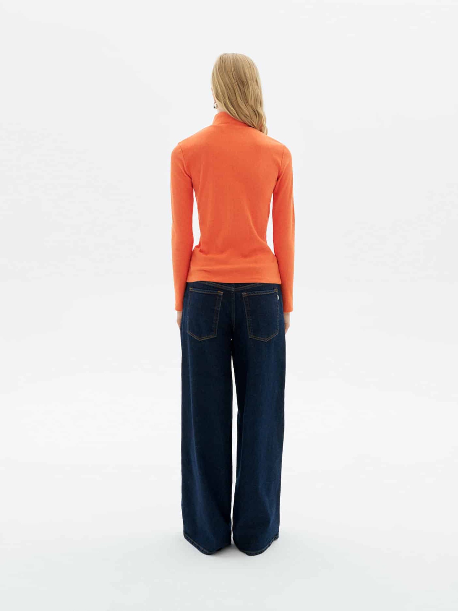 Longsleeve Aine Top apricot hemp Thinking Mu