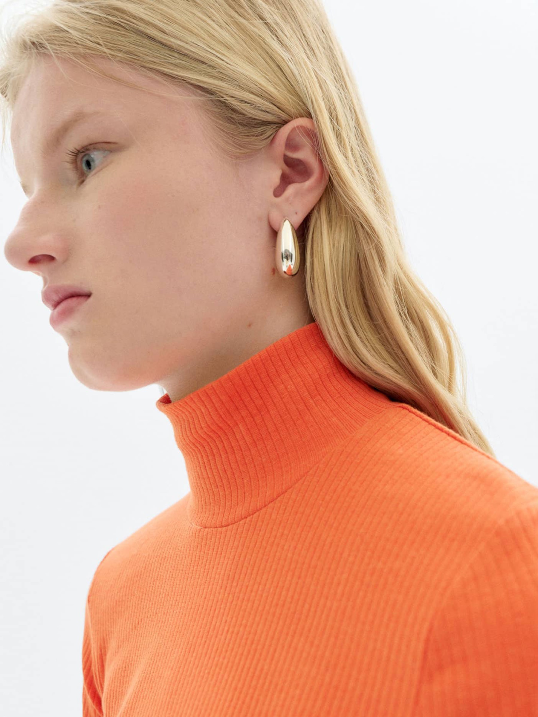Longsleeve Aine Top apricot hemp Thinking Mu