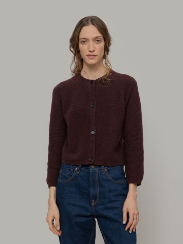 Strickjacke Mafalda Women Cashmere Cardigan brown caffè Rifo