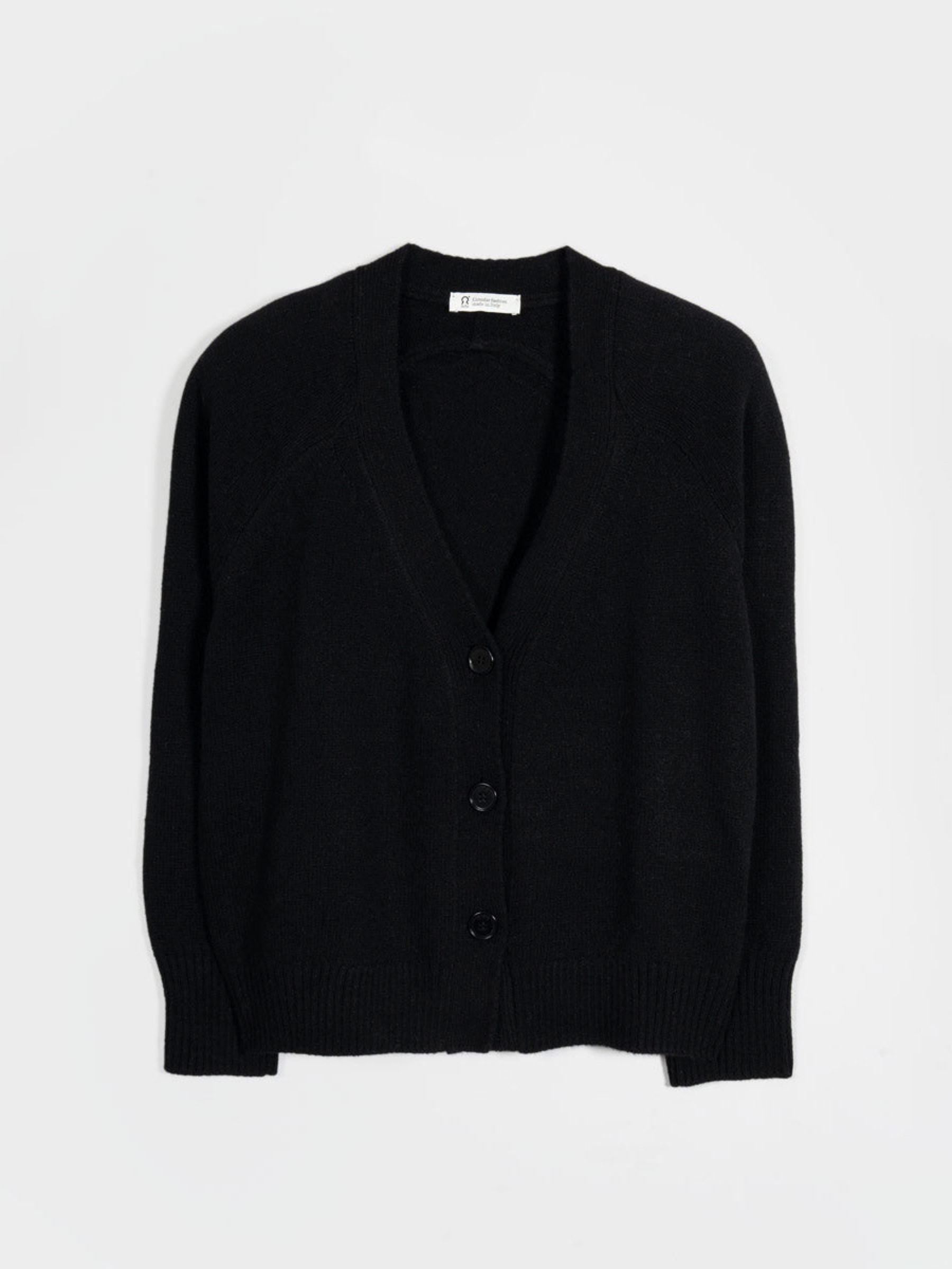 Strickjacke Tosca Women Cashmere Cardigan black ardesia Rifo