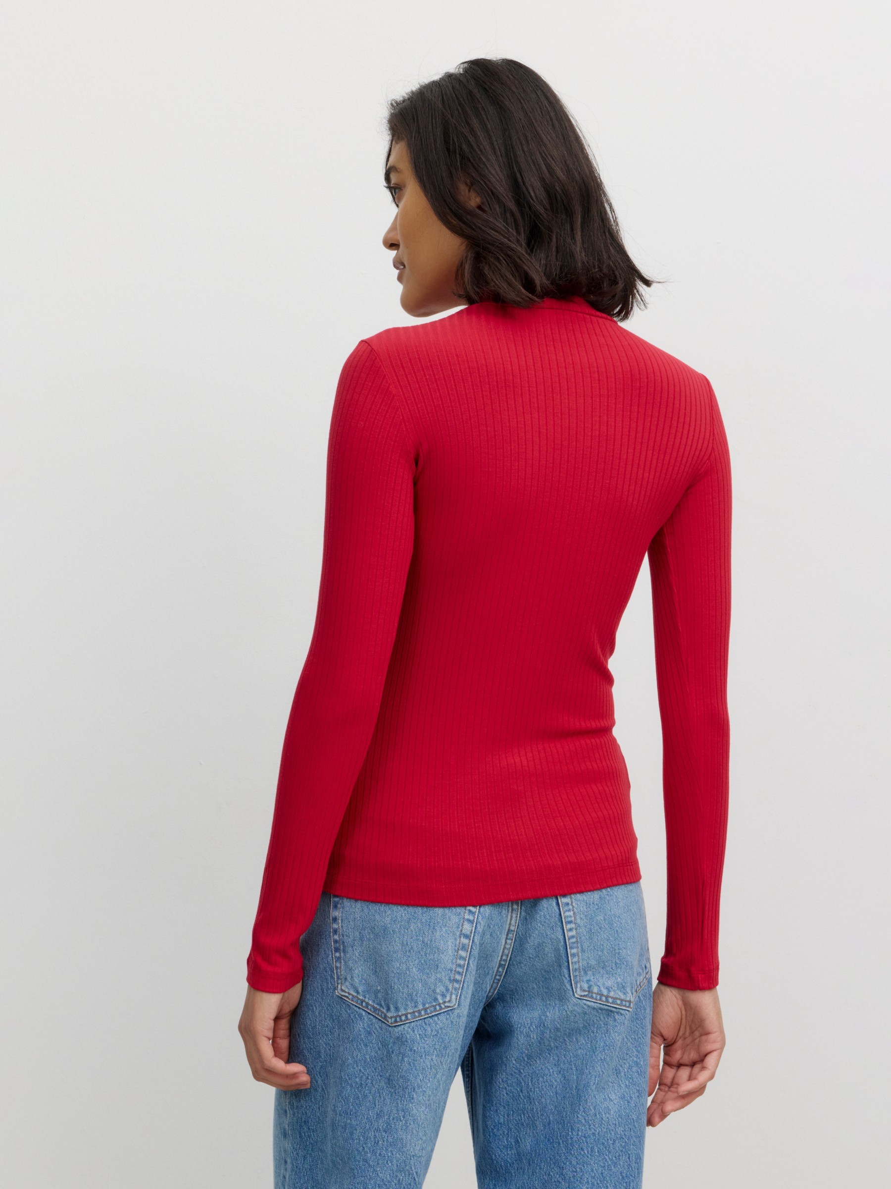 Longsleeve Crassula signal red Recolution