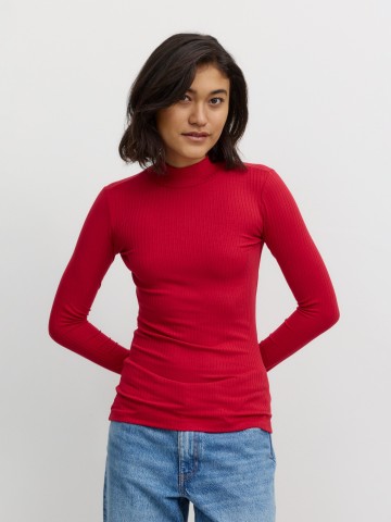 Longsleeve Crassula signal red Recolution