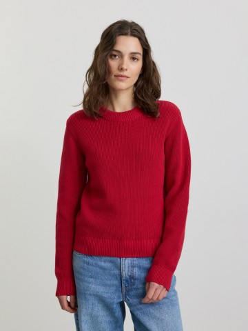 Pullover Longan signal red Recolution Pullover Longan signal red Recolution