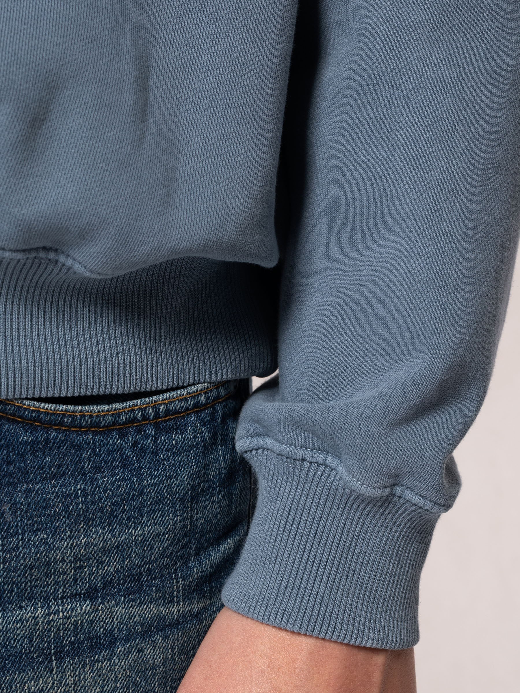 Pullover Lasse Pina Colada 50s blue Nudie Jeans
