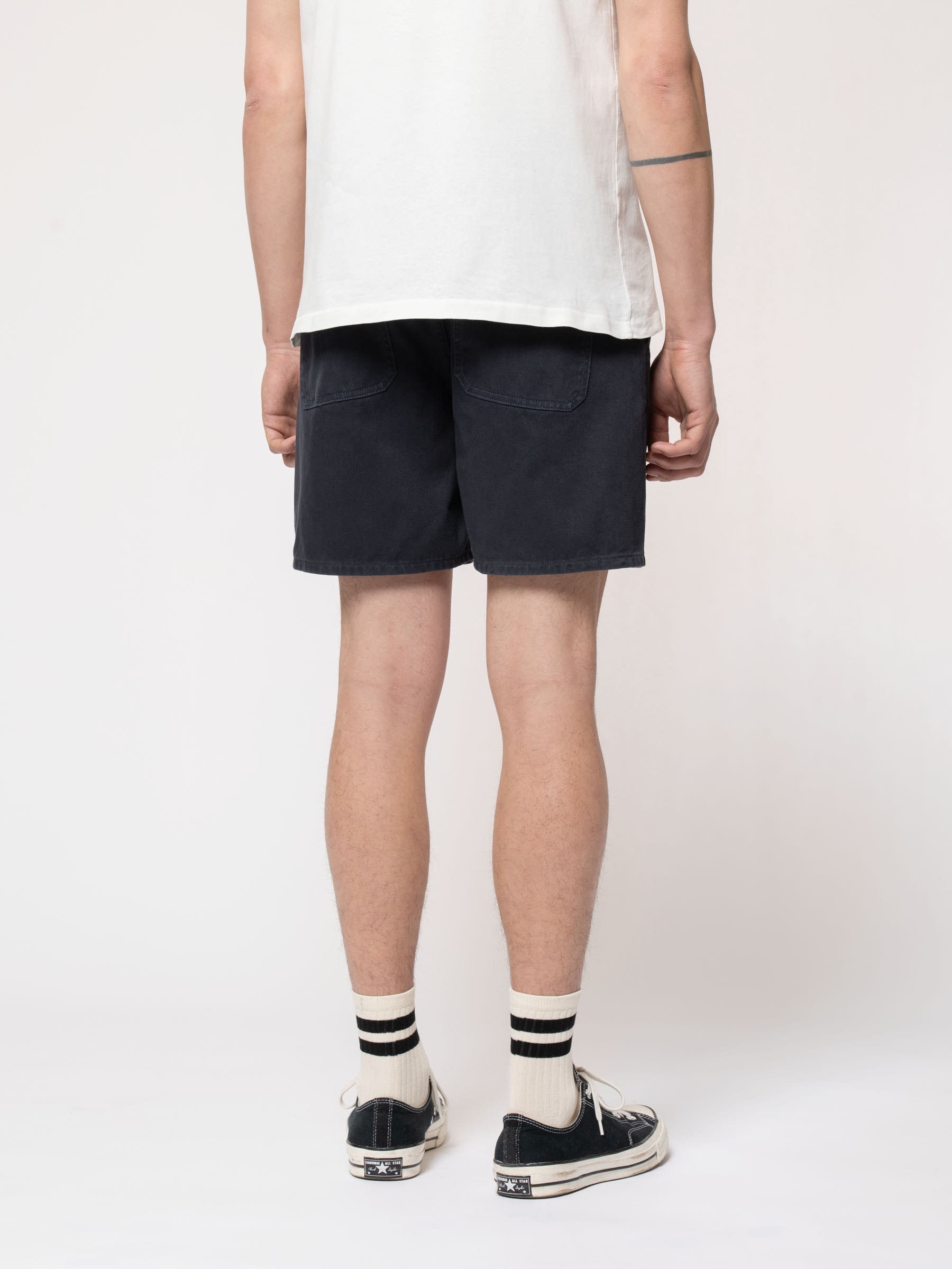 Kurze Hose Luke Shorts Solid navy Nudie Jeans