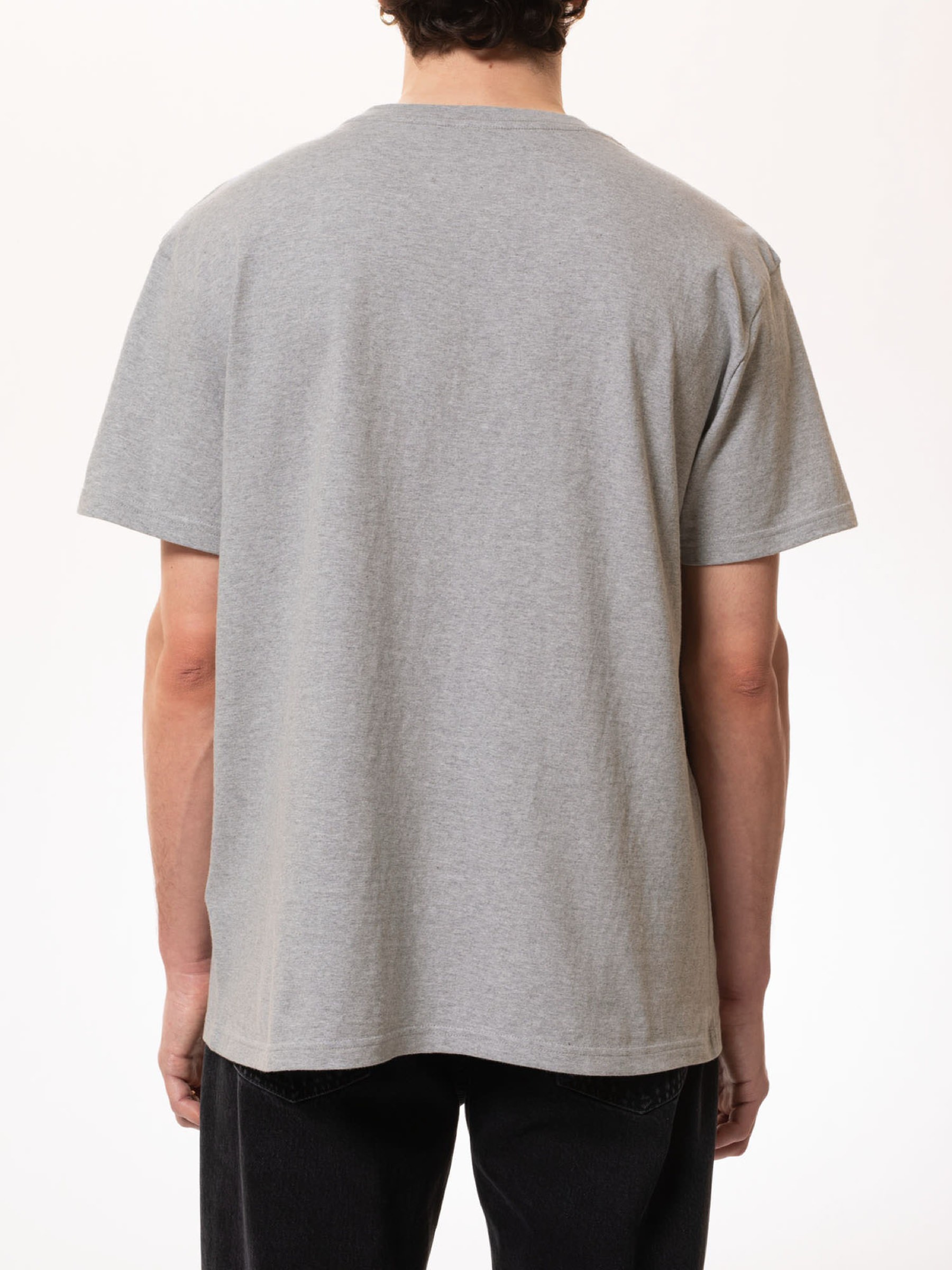 T-Shirt Leffe Pocket Tee greymelange Nudie Jeans