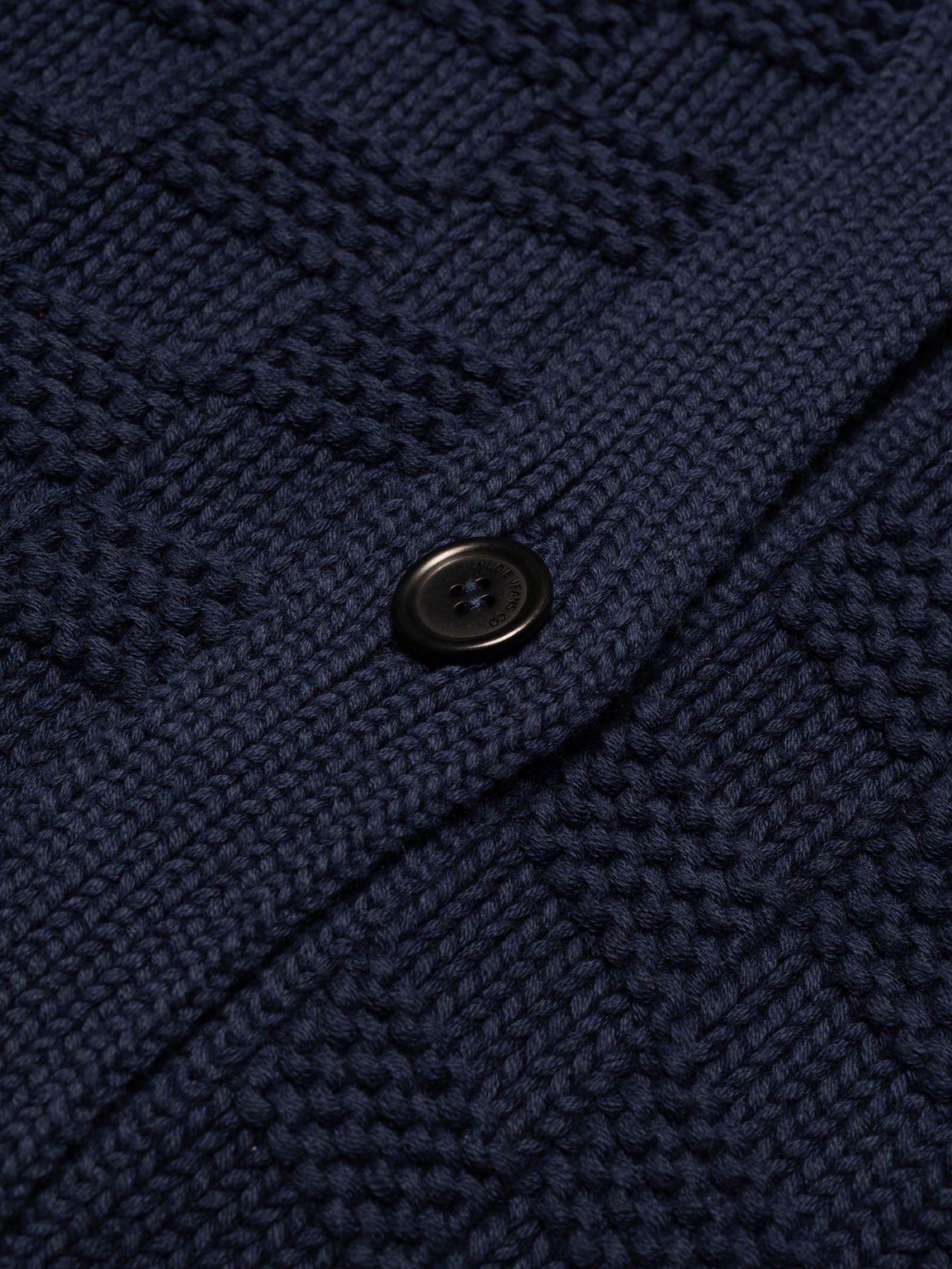 Strickjacke Karla Knitted Cardigan blueberry Nudie Jeans
