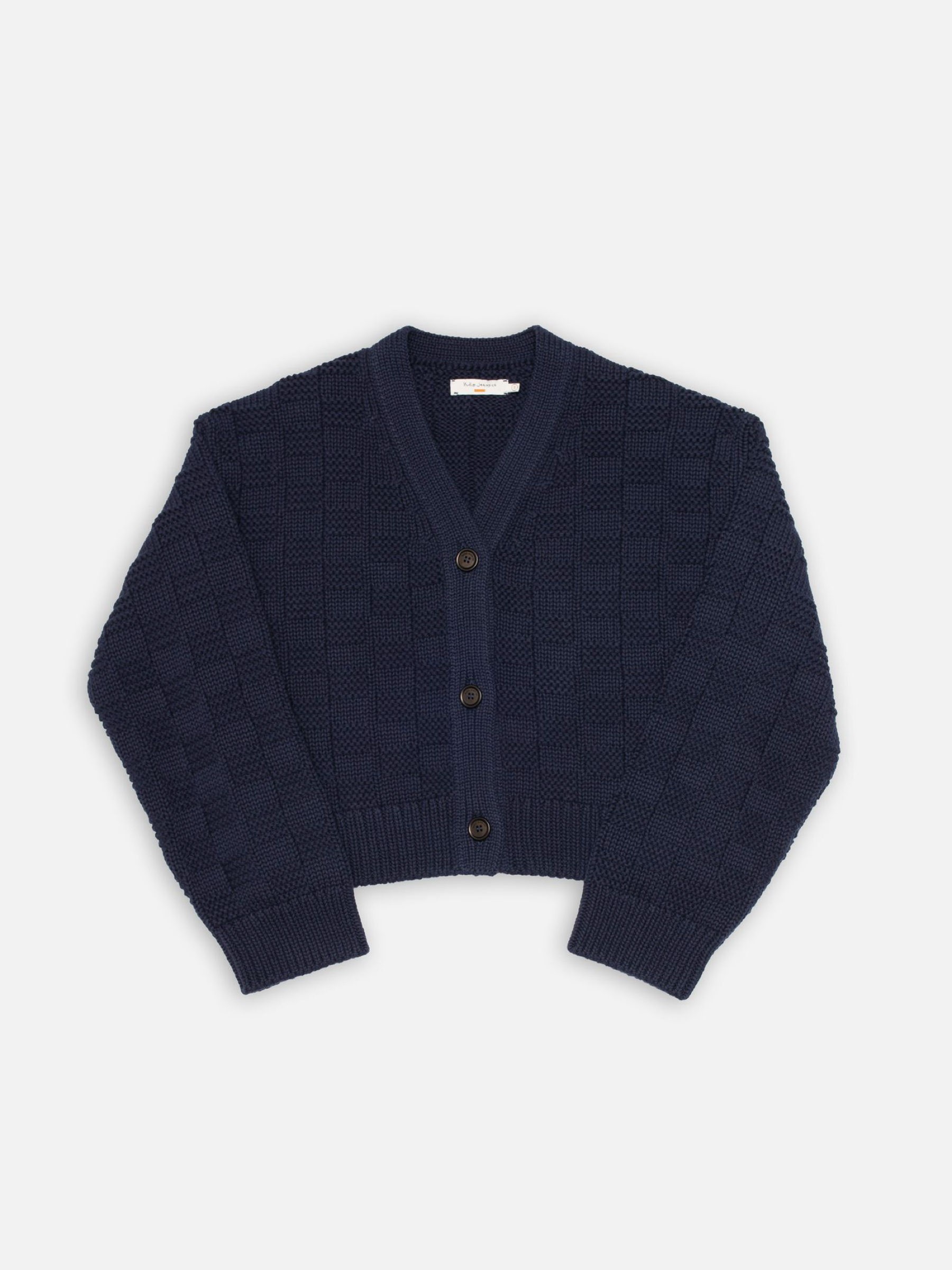 Strickjacke Karla Knitted Cardigan blueberry Nudie Jeans