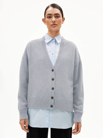 Cardigan Kaaja silver melange Armedangels