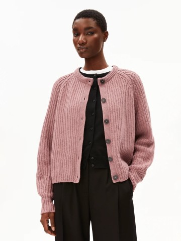 Cardigan Selmaa light berry Armedangels