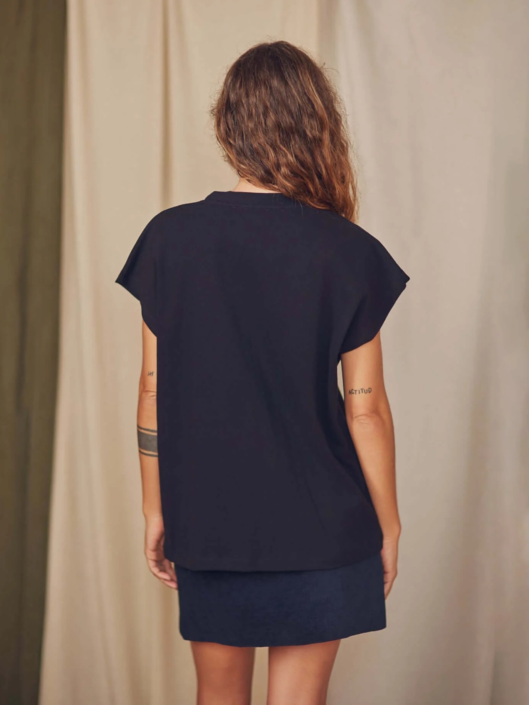 T-Shirt Basic Tee black Cossac